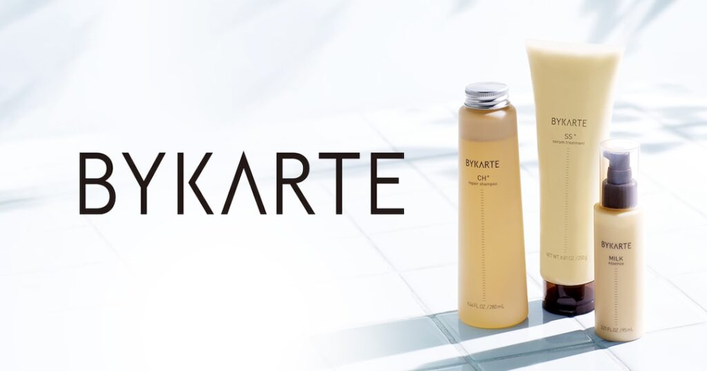 美容室の中でも１%しか取り扱えないバイカルテ（BYKARTE）のシャンプー、トリートメント画像